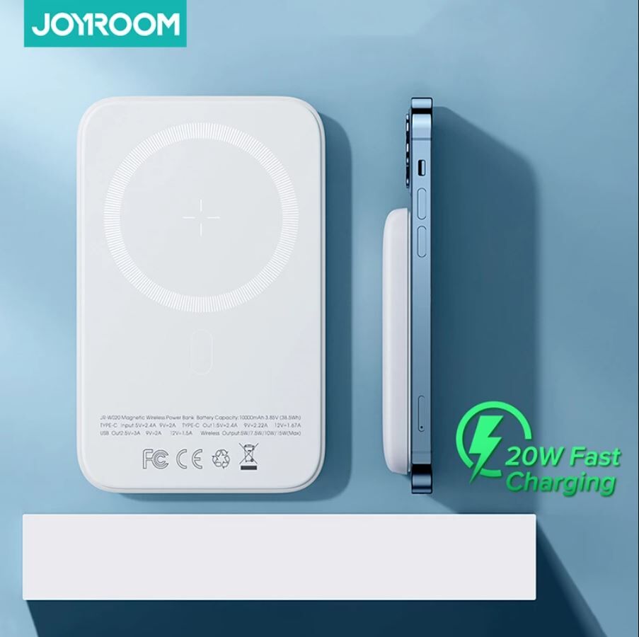 - Joyroom Magsafe Wireless Magnetic Power Bank 10000 MAH (JR-W020) Joyroom Magsafe Wireless Magnetic Power Bank 10000 MAH (JR-W020) - Image 4