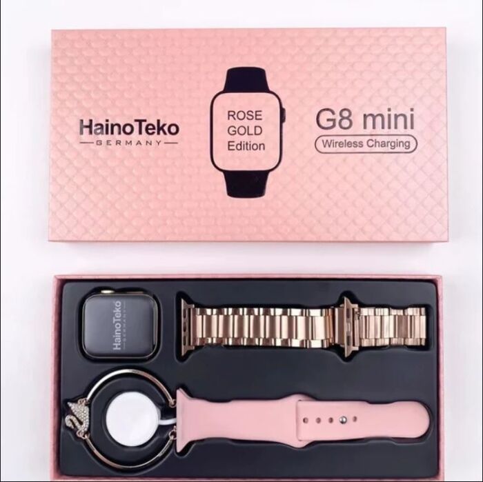 - HAINO TEKO G8 MINI SMART WATCH ROSE GOLD EDITION HAINO TEKO G8 MINI SMART WATCH ROSE GOLD EDITION - Image 4