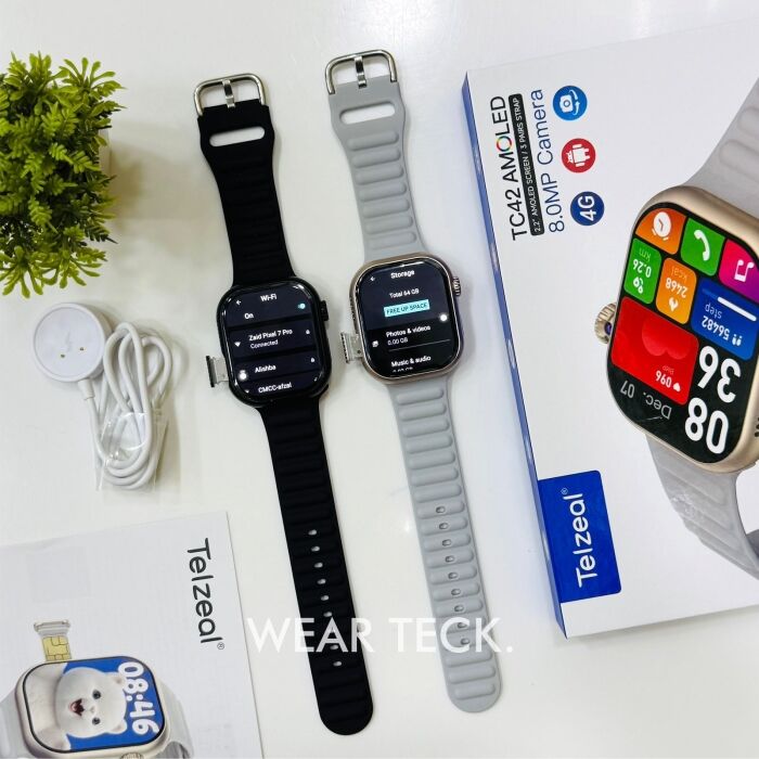 - TC42 Android 5G Sim Watch | 6/64 GB Memory | Amoled Display TC42 Android 5G Sim Watch | 6/64 GB Memory | Amoled Display - Image 3
