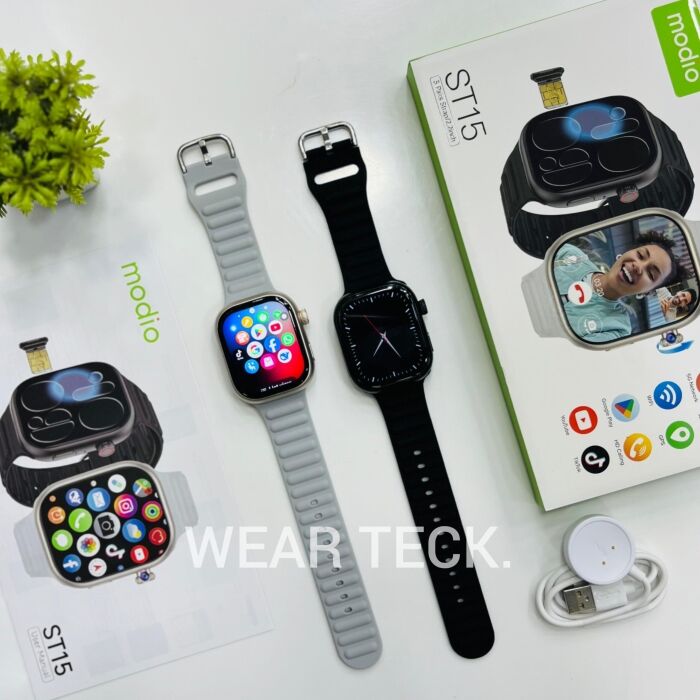 - Modio ST15 5G Android Sim Watch | 4/64 GB | 360 Rotating Camera | Amoled Display Modio ST15 5G Android Sim Watch | 4/64 GB | 360 Rotating Camera | Amoled Display - Image 2