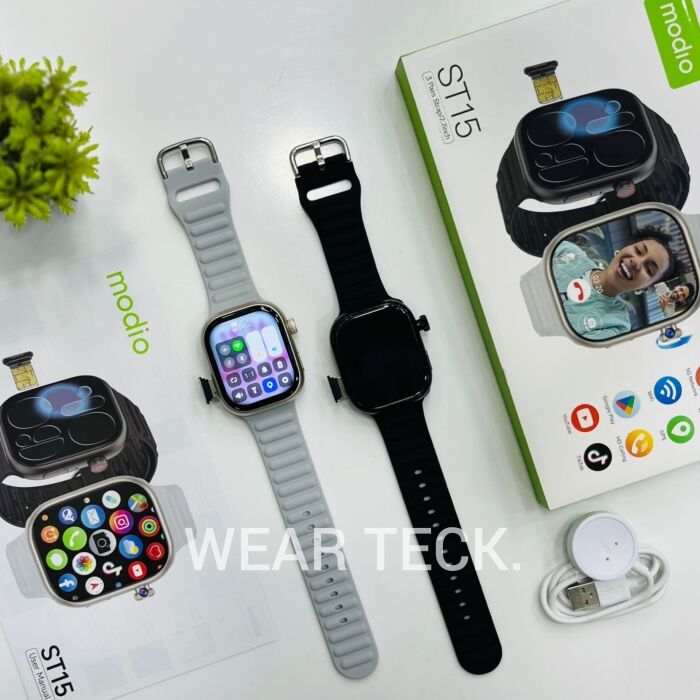 - Modio ST15 5G Android Sim Watch | 4/64 GB | 360 Rotating Camera | Amoled Display Modio ST15 5G Android Sim Watch | 4/64 GB | 360 Rotating Camera | Amoled Display - Image 3
