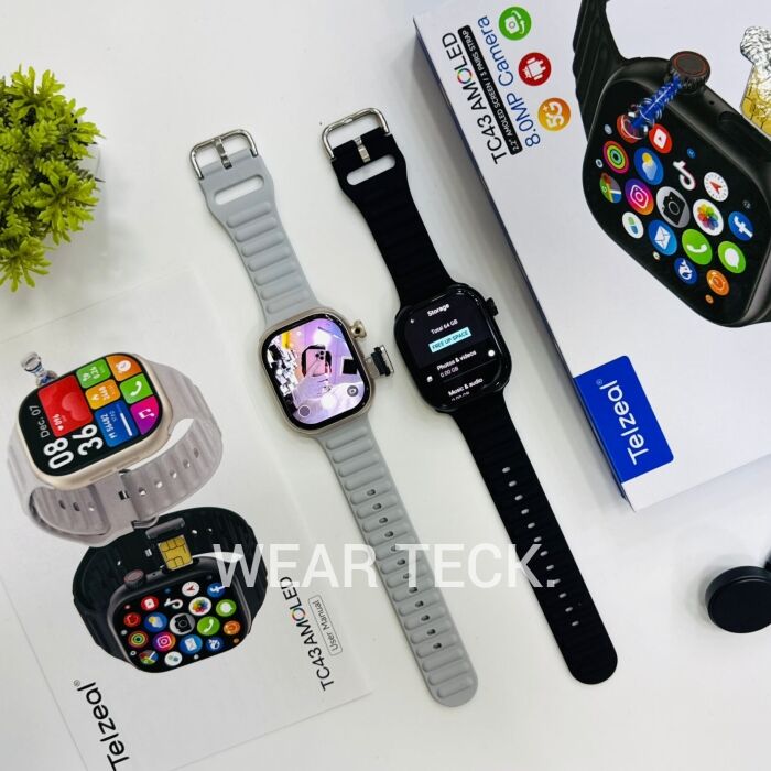 - Telzeal TC43 5G Android Sim Watch | 6/64 GB | 360 Rotating Camera | Amoled Display Telzeal TC43 5G Android Sim Watch | 6/64 GB | 360 Rotating Camera | Amoled Display - Image 5