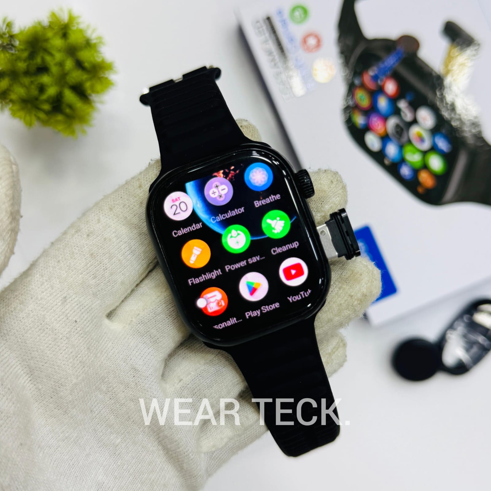 - Telzeal TC43 5G Android Sim Watch | 6/64 GB | 360 Rotating Camera | Amoled Display Telzeal TC43 5G Android Sim Watch | 6/64 GB | 360 Rotating Camera | Amoled Display - Image 3