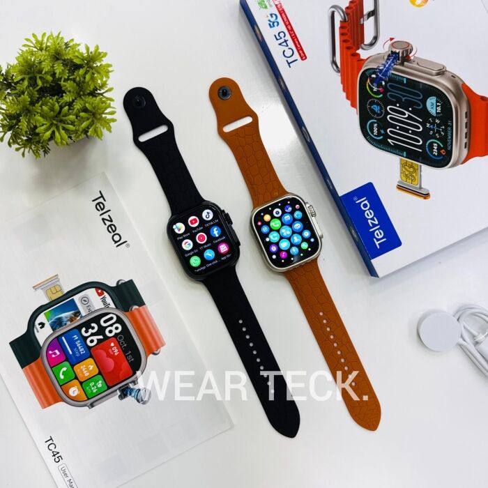 - Telzeal TC45 5G Android Sim Watch | 4/64 GB | 360 Rotating Camera | Ultra Shape Telzeal TC45 5G Android Sim Watch | 4/64 GB | 360 Rotating Camera | Ultra Shape - Image 2
