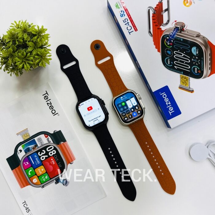 - Telzeal TC45 5G Android Sim Watch | 4/64 GB | 360 Rotating Camera | Ultra Shape Telzeal TC45 5G Android Sim Watch | 4/64 GB | 360 Rotating Camera | Ultra Shape - Image 3