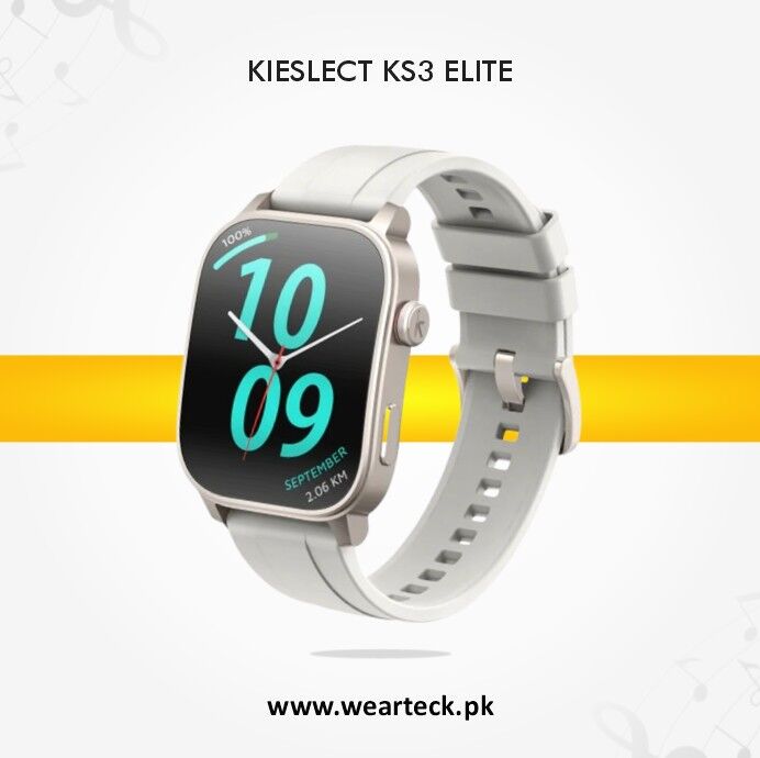 Kieslect KS3 Elite Main Display Image - Kieslect KS3 Elite Smart Watch | Curve Dial