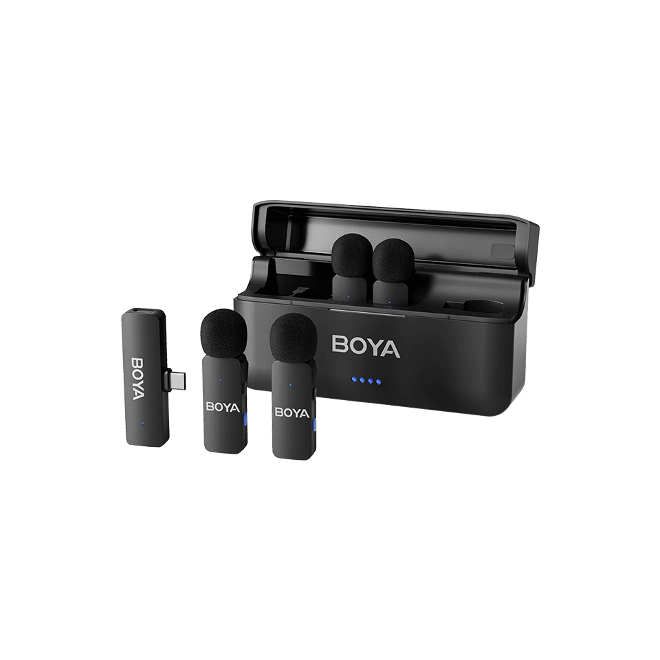 - Boya BY-V4U Quad Wireless Microphone Setup for (Type-C) Mobile, Laptop & Tablets Boya BY-V4U Quad Wireless Microphone Setup for (Type-C) Mobile, Laptop & Tablets - Image 2