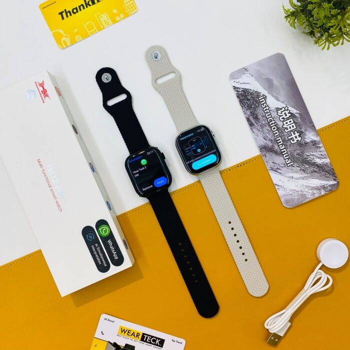 - HK12 Pro Smart Watch | WhatsApp Reply & Bluetooth Sharing HK12 Pro Smart Watch | WhatsApp Reply & Bluetooth Sharing - Image 3