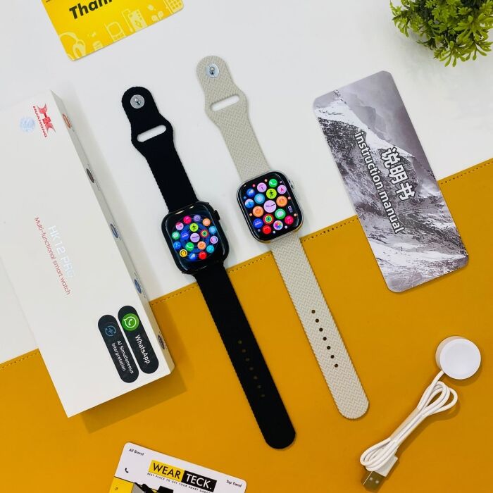 - HK12 Pro Smart Watch | WhatsApp Reply & Bluetooth Sharing HK12 Pro Smart Watch | WhatsApp Reply & Bluetooth Sharing - Image 2