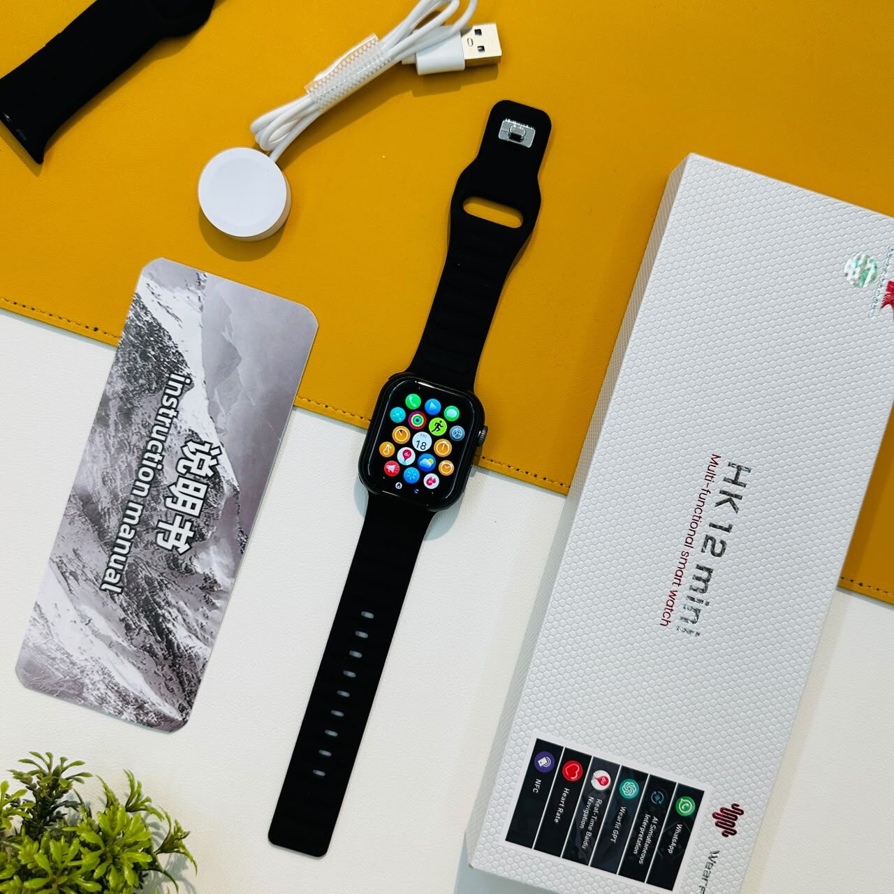 - HK12 Pro Mini Smart Watch (40mm) HK12 Pro Mini Smart Watch (40mm) - Image 2