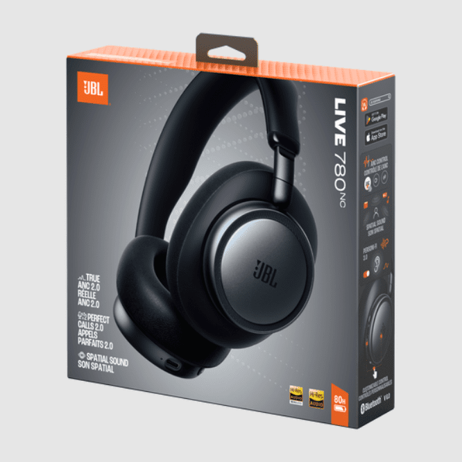 - JBL Live 780NC Wireless Over-Ear Noise Cancelling Headphones JBL Live 780NC Wireless Over-Ear Noise Cancelling Headphones - Image 3