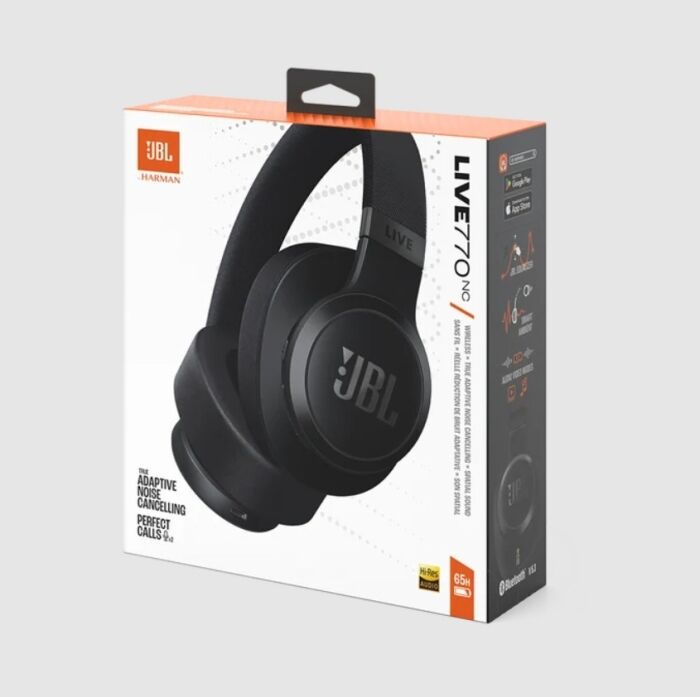 - JBL Live 770NC Wireless Over-Ear Headphones with Noise Cancelling & Upto 65 Hours Playtime JBL Live 770NC Wireless Over-Ear Headphones with Noise Cancelling & Upto 65 Hours Playtime - Image 3