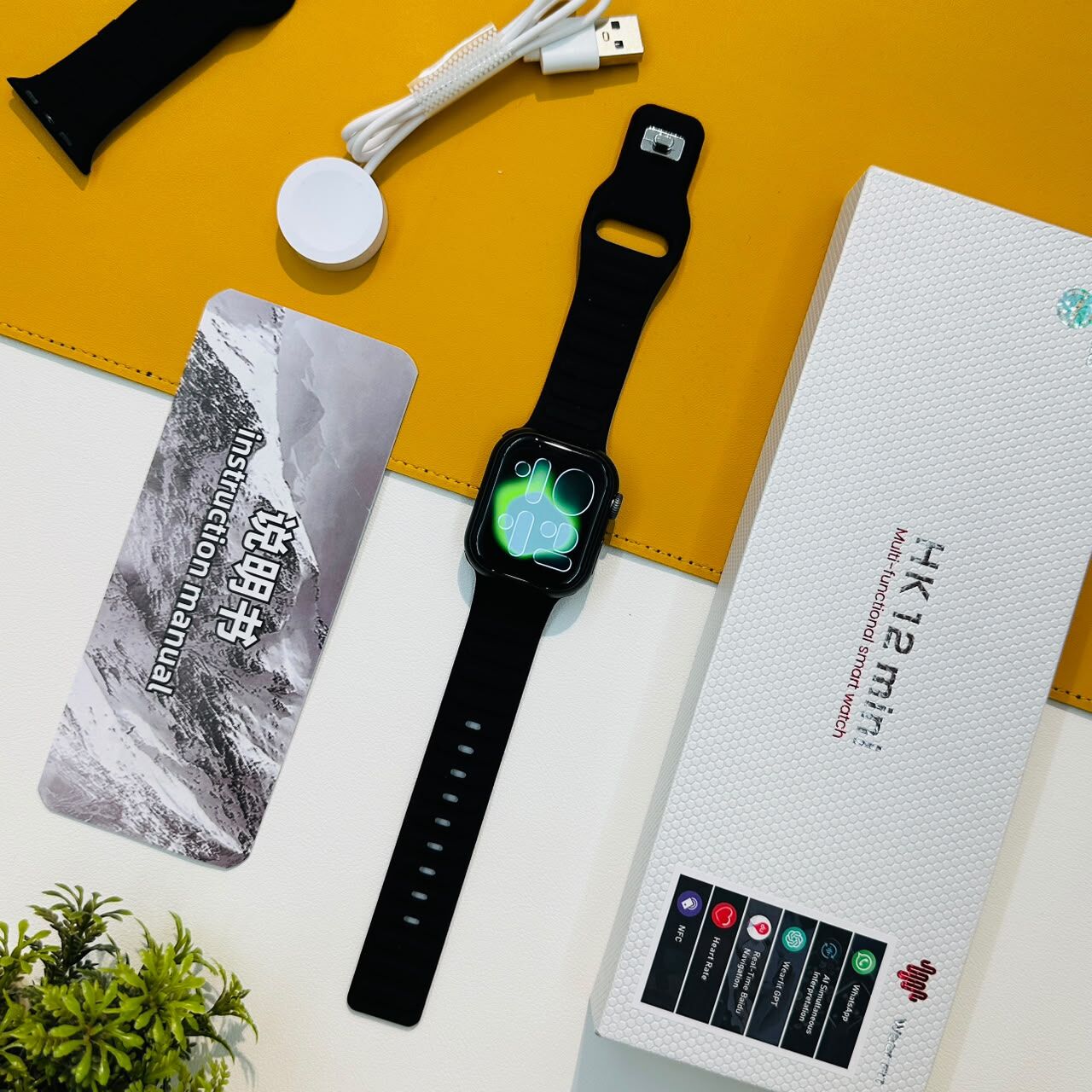 - HK12 Pro Mini Smart Watch (40mm) HK12 Pro Mini Smart Watch 40mm with AMOLED Display and Bluetooth Calling