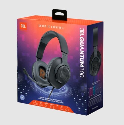 - JBL Quantum 100 Wired Over-Ear Gaming Headphones JBL Quantum 100 Wired Over-Ear Gaming Headphones - Image 2
