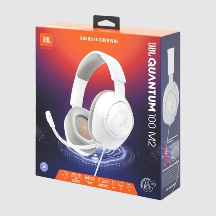 - JBL Quantum 100M2 Wired Over-Ear Gaming Headset JBL Quantum 100M2 Wired Over-Ear Gaming Headset - Image 3