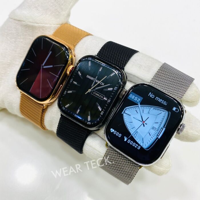 3 - Smart Watch 11 Max | Stainless Steel | Full Display | Magnetic Chain