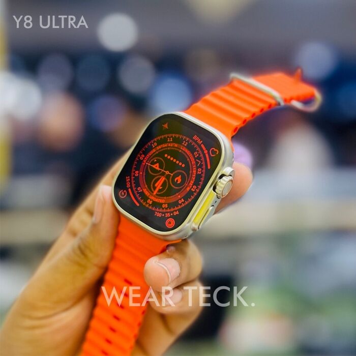 1 - Y8 Ultra Smart Watch | Most Demanding | Free Jelly Case