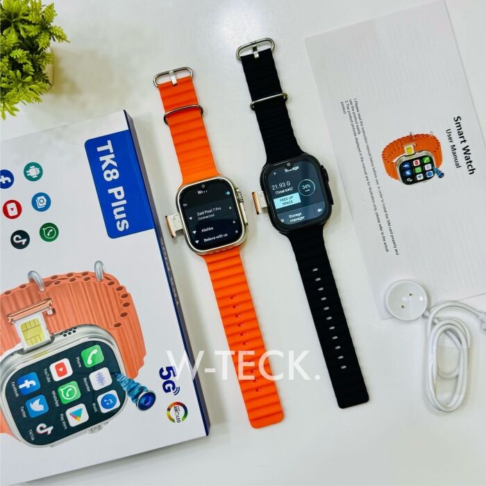 3 - TK8+ 5G Android Watch | Dual Camera | 4/64 GB Ram/Rom