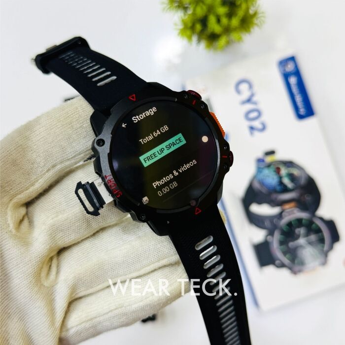4 - Smart Berry CY02 5G Android Sim Watch | 6/64 GB Memory | Front Camera