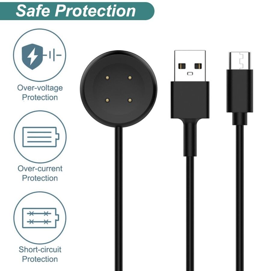 4 - Magnetic USB Charger for Google Pixel Watch 2 – Replacement Charging Cable (2nd Gen)