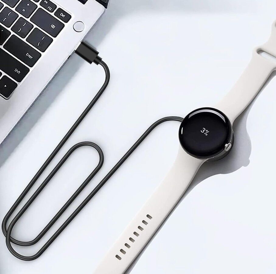 5 - Magnetic USB Charger for Google Pixel Watch 2 – Replacement Charging Cable (2nd Gen)