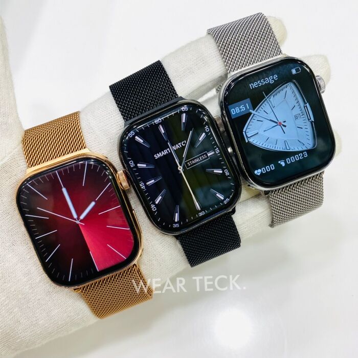 1 - Smart Watch 11 Max | Stainless Steel | Full Display | Magnetic Chain