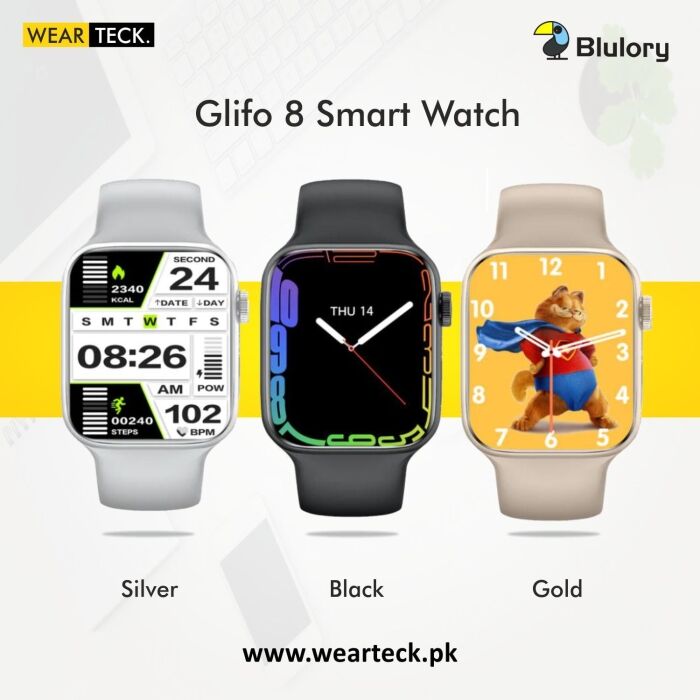 Main - Blulory Glifo 8 Smart Watch | 2.01” Bezel Less Display