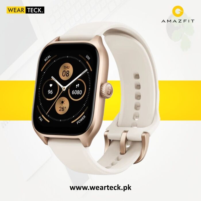 Mistry White - Amazfit GTS 4 Smart Watch