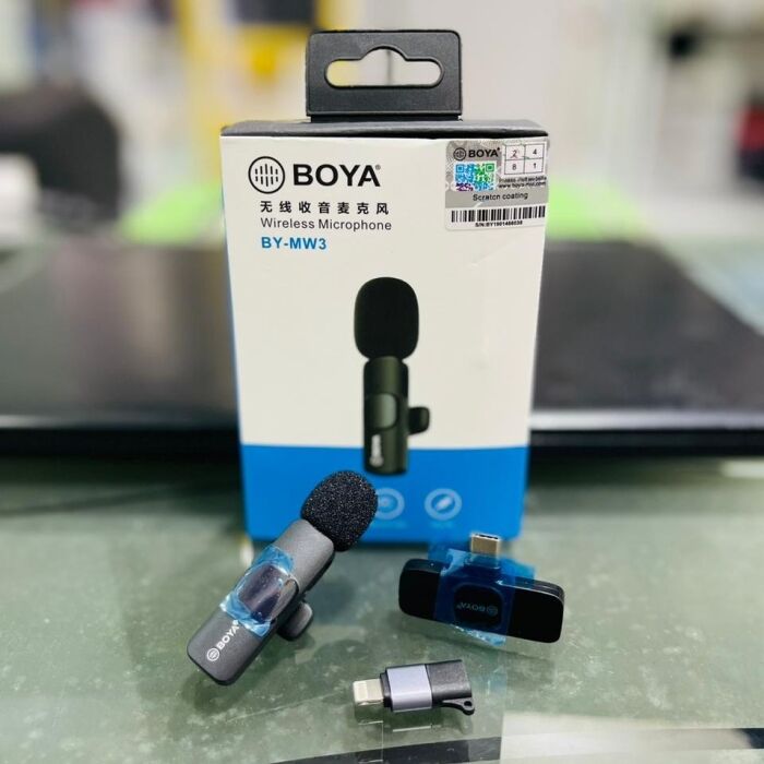 2 - Boya BY-MW3 Wireless Microphone For iPhone & Android Type-C User