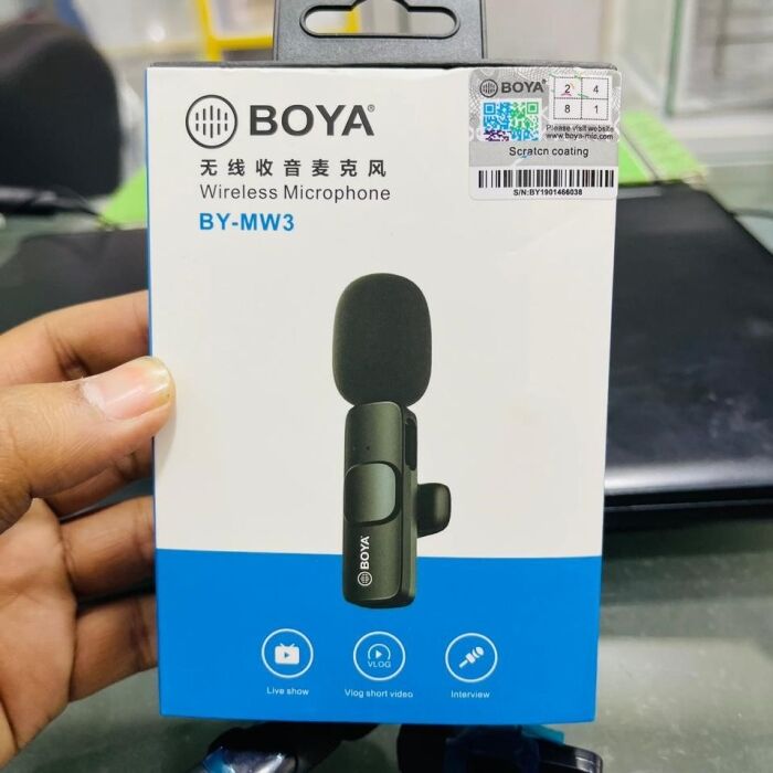 6 - Boya BY-MW3 Wireless Microphone For iPhone & Android Type-C User
