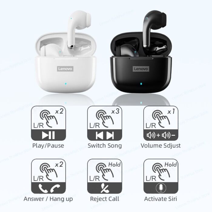 3 - Lenovo LP40 Pro True Wireless Earbuds