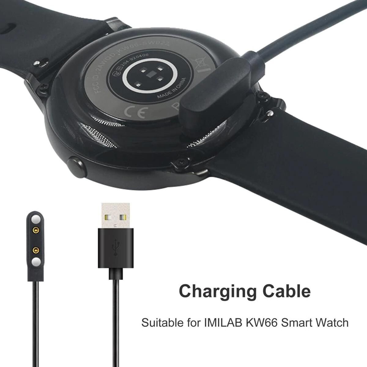 3 - Magnetic USB Charging Cable Cord Wire For Multiple Models Of Smart Watch