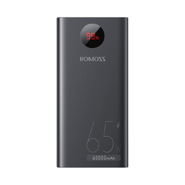 Display - Romoss 40000 MAH 65W Laptop Charging Power Bank | Adaptive Fast Charge