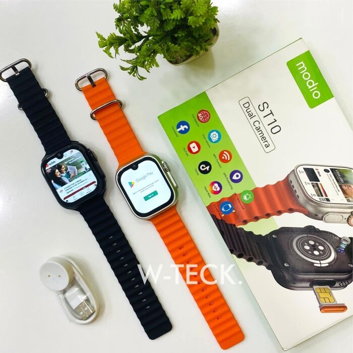 1 - ST10 5G Android Sim Watch | 4/64 GB Memory | Front Back Camera