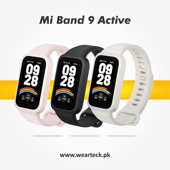 Display Mi Band 9 Active Xiaomi Smart Band 9 Active Black Pink White
