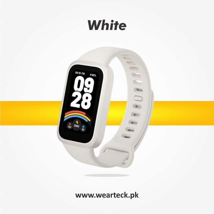 White - Mi Band 9 Active | Xiaomi Smart Band 9 Active