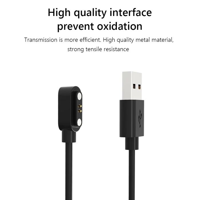 DP5 - 2 Pin Magnetic Charging Cable for All Mibro Watches (Except Mibro Lite) & Mostly Zero Smart Watches Model