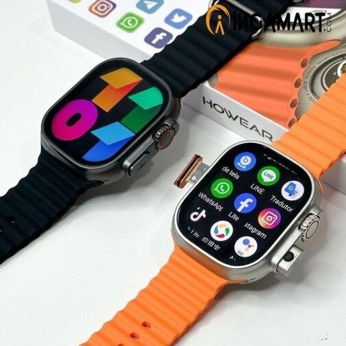 4 - HW Ultra 2 Call 5G Android Smart Watch | Front & Back Camera | 4/64 GB Memory