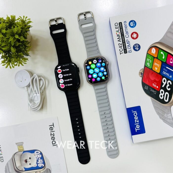 M4 - TC42 Android 5G Sim Watch | 6/64 GB Memory | Amoled Display