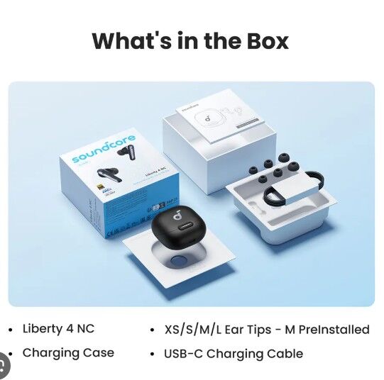 Liberty 4 NC Box - Anker SoundCore Liberty 4 NC Earbuds