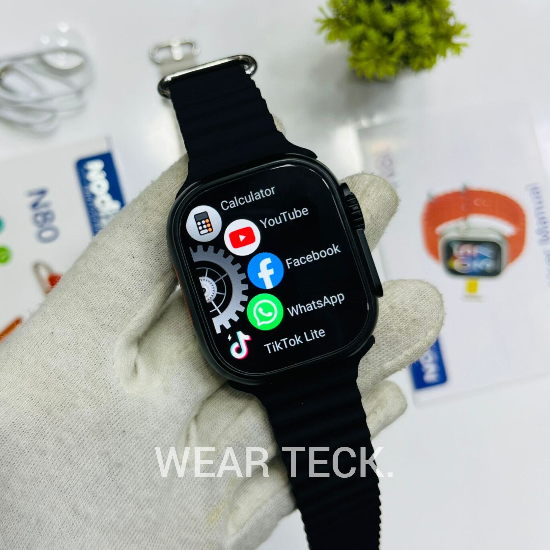 N80-3 - Nodizz N80 5G Android Sim Watch | 4/64 GB | Ultra Shape | No Camera
