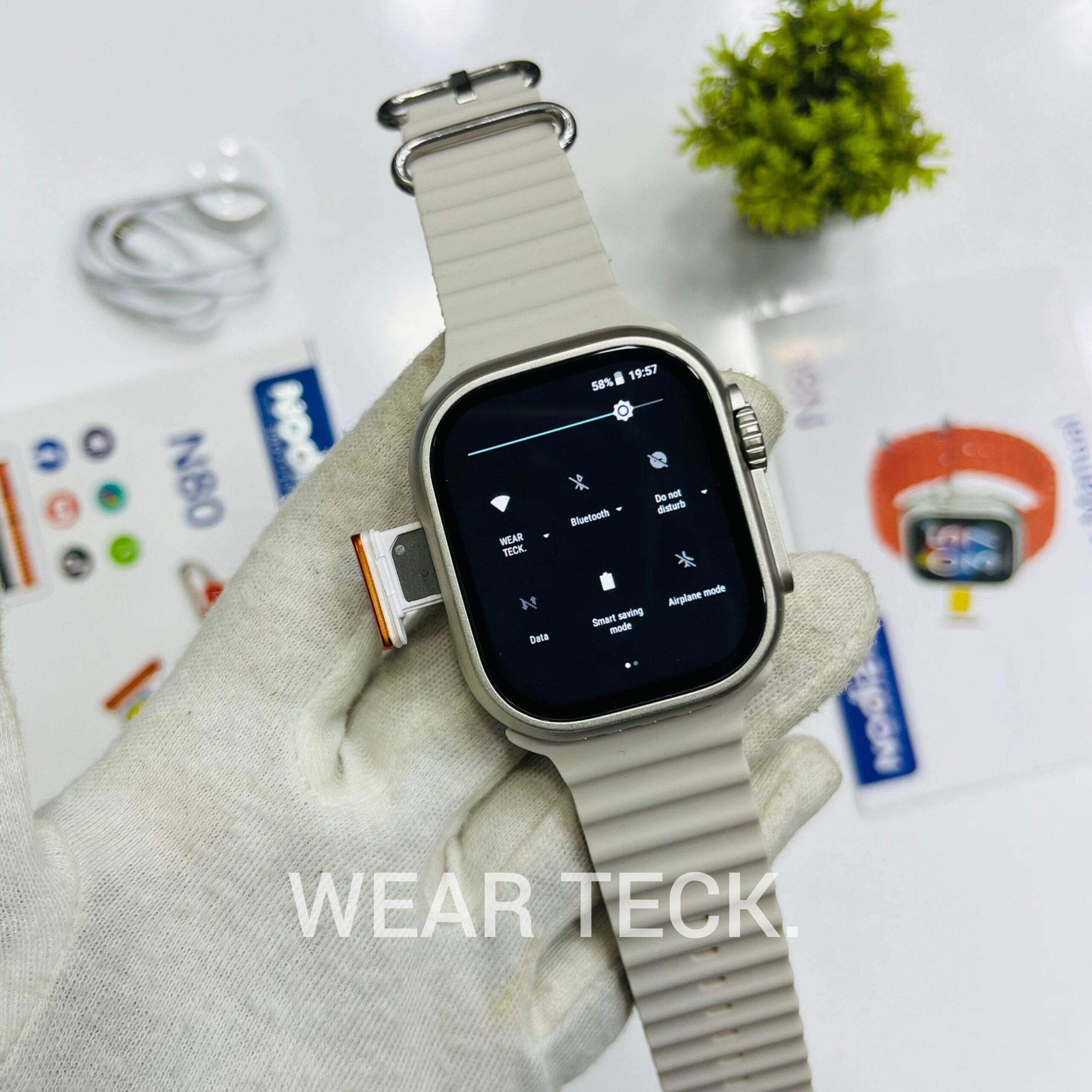 N80-4 - Nodizz N80 5G Android Sim Watch | 4/64 GB | Ultra Shape | No Camera