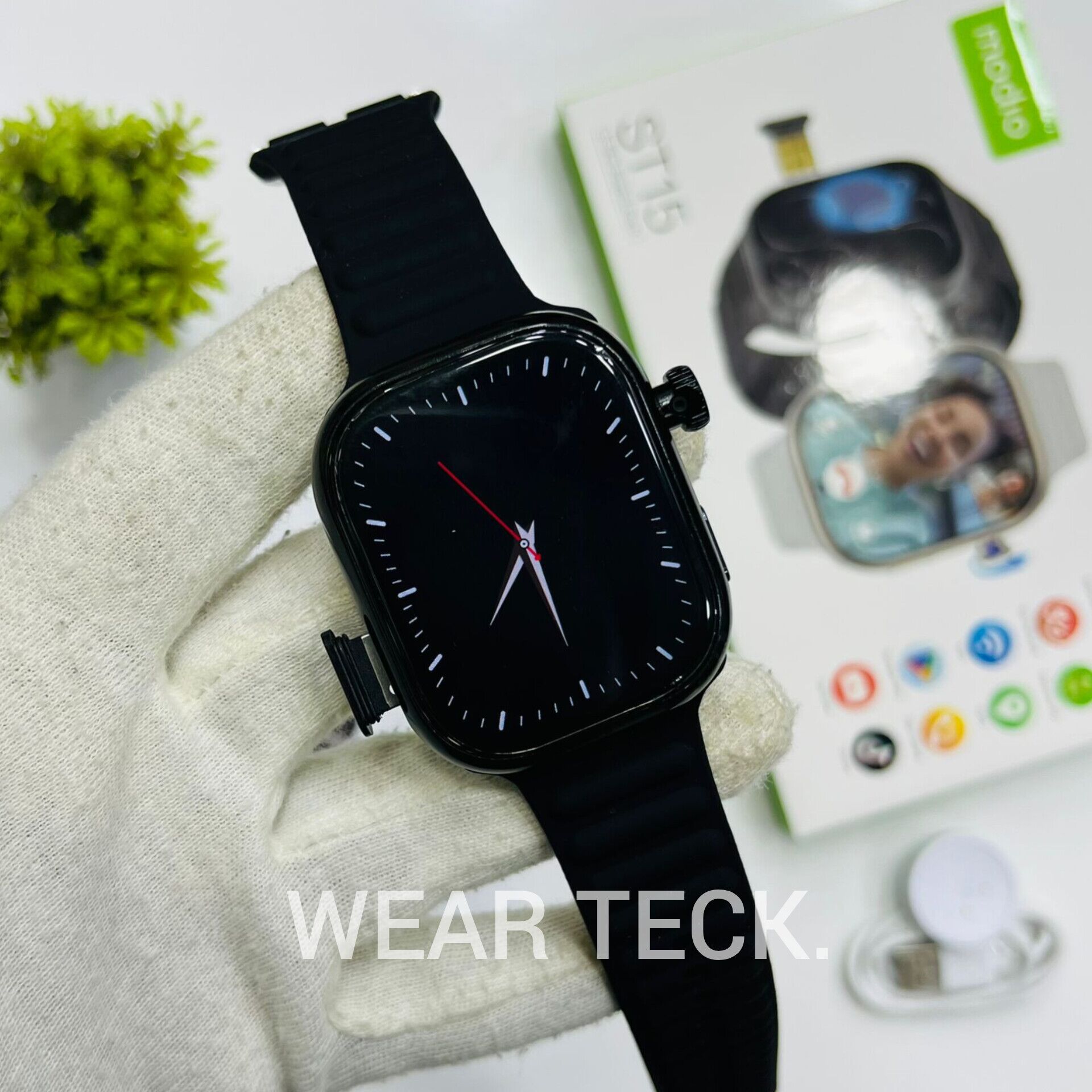 ST15-3 - Modio ST15 5G Android Sim Watch | 4/64 GB | 360 Rotating Camera | Amoled Display