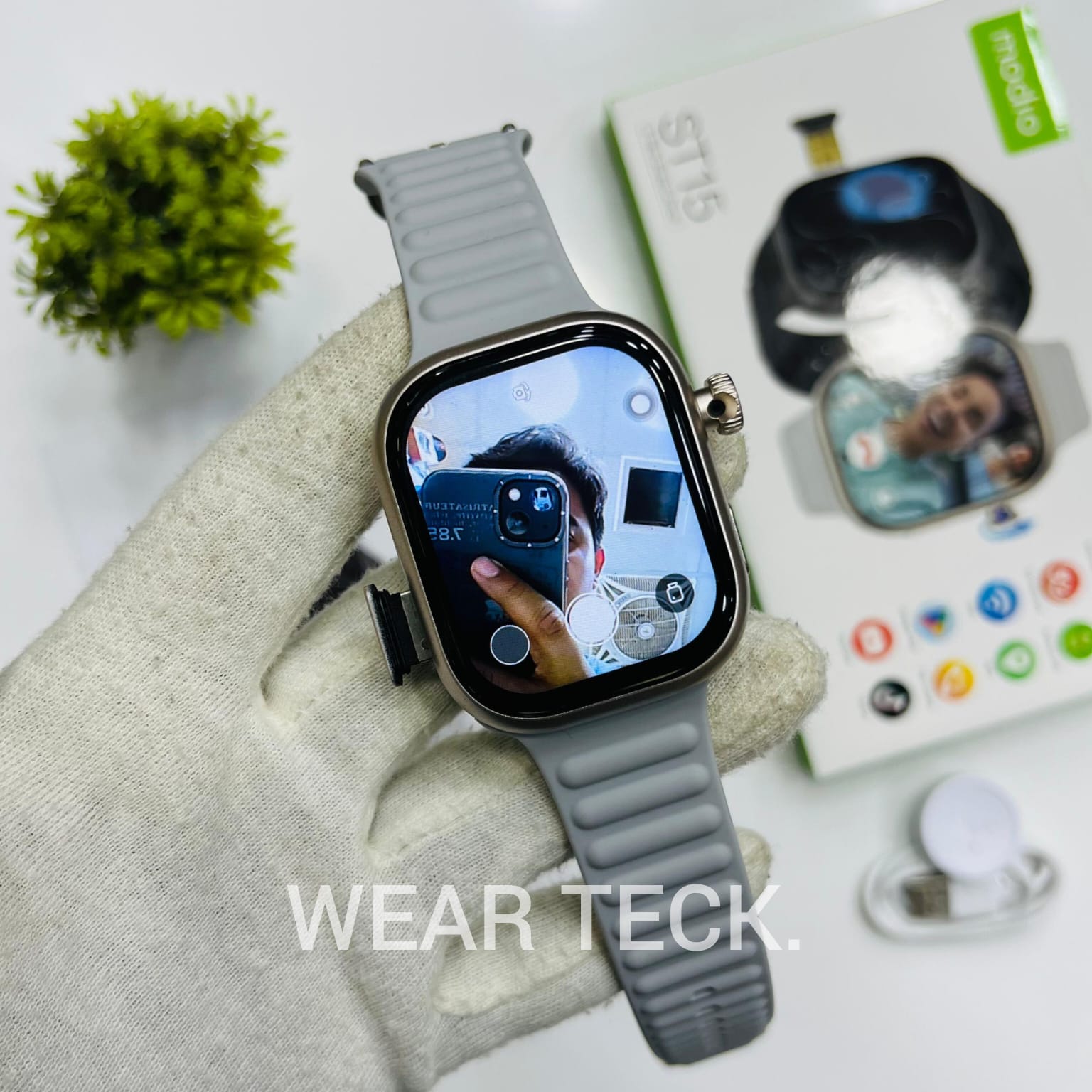 ST15-4 - Modio ST15 5G Android Sim Watch | 4/64 GB | 360 Rotating Camera | Amoled Display