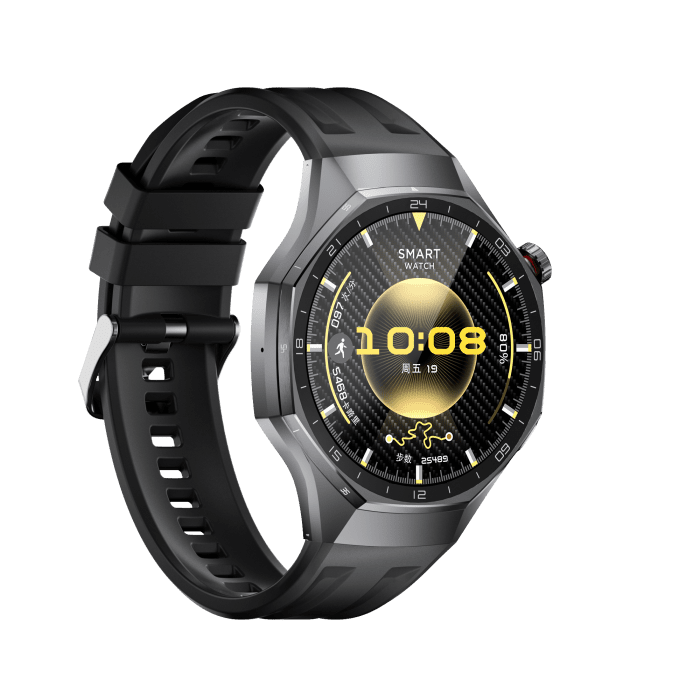 Kalobee SK53 Smart Watch Black 2 - Kalobee SK53 Smart Watch | 3 Pairs of Straps | Classic Style