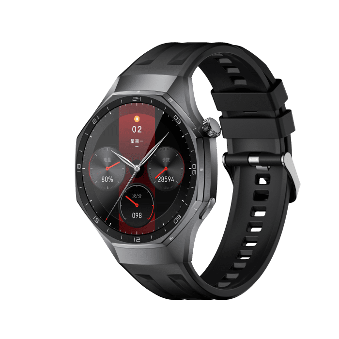 Kalobee SK53 Smart Watch Black 3 - Kalobee SK53 Smart Watch | 3 Pairs of Straps | Classic Style