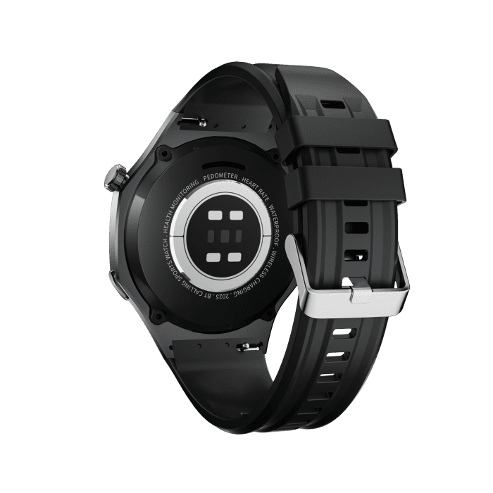Kalobee SK53 Smart Watch Black 4 - Kalobee SK53 Smart Watch | 3 Pairs of Straps | Classic Style