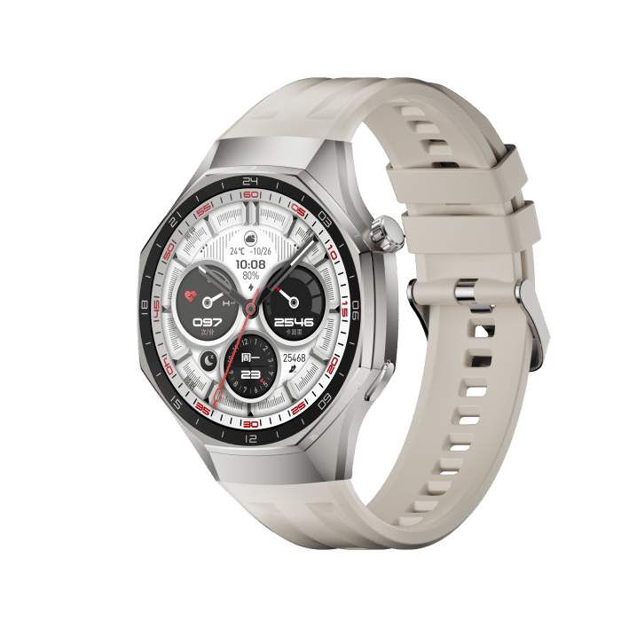 Kalobee SK53 Smart Watch Silver 3 - Kalobee SK53 Smart Watch | 3 Pairs of Straps | Classic Style
