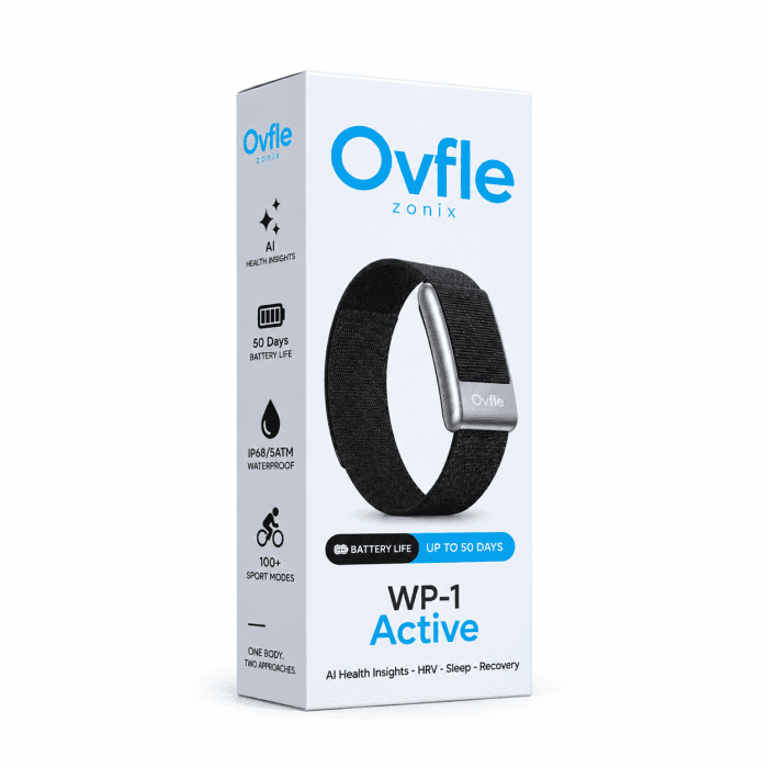 Ovfle WP-1 Active Fitness Band Box - OVFLE WP-1 Active Screenless Fitness Band