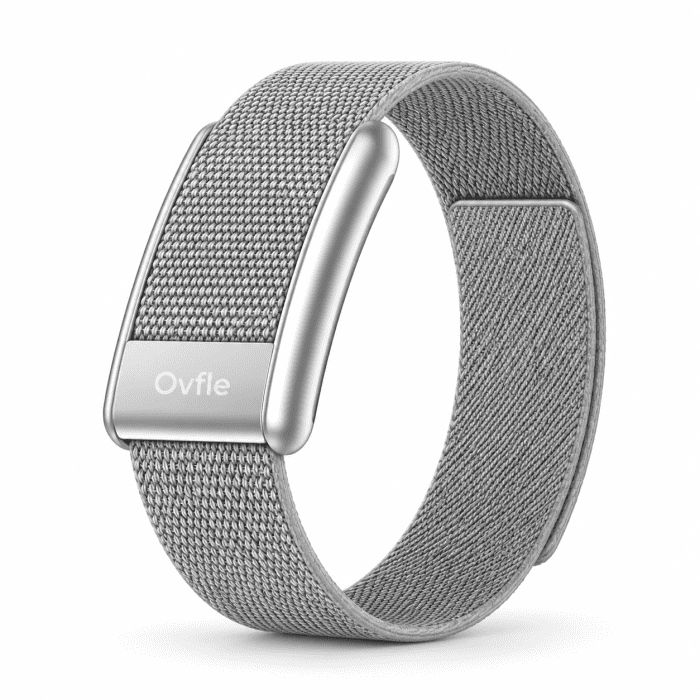 Ovfle WP-1 Active - Silver - OVFLE WP-1 Active Screenless Fitness Band